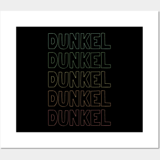 Dunkel Name Pattern Posters and Art